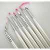 7 Piece Paint Brush Set for Nail Art and Modelling Tugboat Gel & Nail Art Brushes – Cute Nails