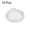 sourcing map Round Mesh Hole Air Vents Plastic Vent White