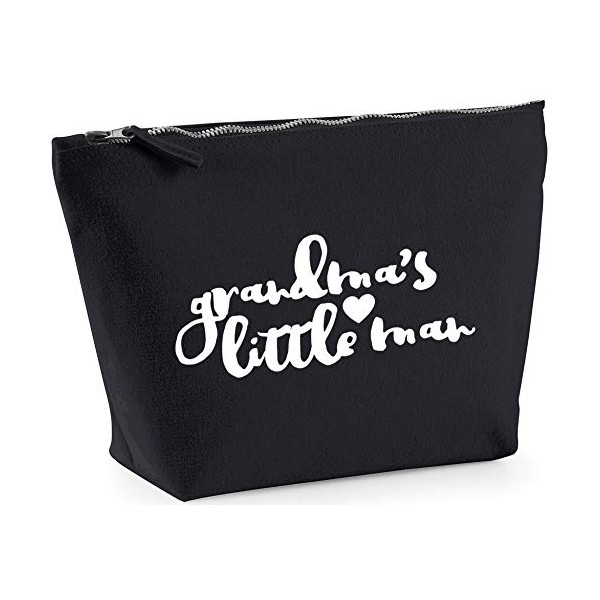 Hippowarehouse Grandma's little man printed make up cosmetic wash bag