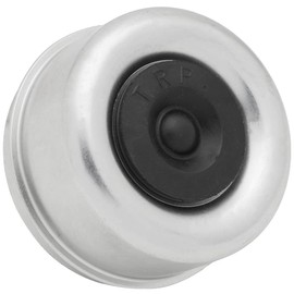 [2-Pack] Trailer Axle Wheel Hub and Bearing Dust Cap 2.720" with Rubber Plug, Replacement E-Z Lube Caps 7000 to 8000 lbs Trailer Axle