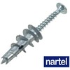 Nartel Metal Self Drilling Plasterboard Fixings Raw Plugs Cavity Wall