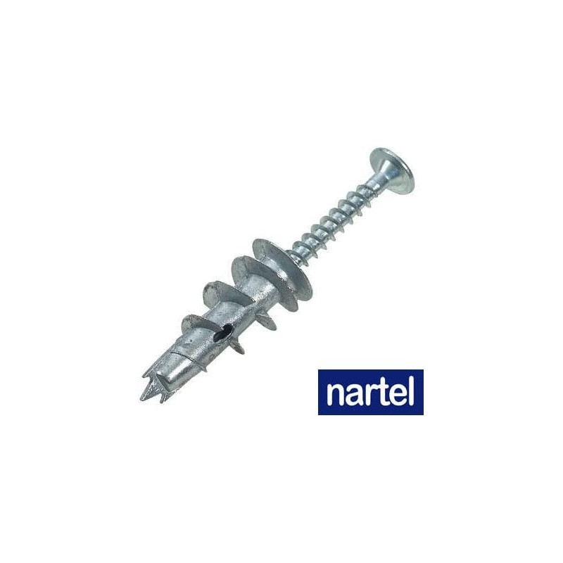 Nartel Metal Self Drilling Plasterboard Fixings Raw Plugs Cavity Wall