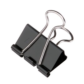 ACCO Small Binder Clips, 3/4 Inch Wide, 5/16-Inch Capacity, Black, 12 Boxes of Clips, 144 clips total (72020C)