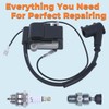 Hyceker MS661 Ignition Coil Module Spark Plug Kit For Stihl