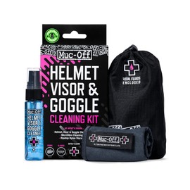 Muc Off 202 Visor, Lens & Goggle Cleaning Kit, Blue, 0.030 l