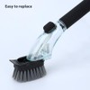 DAPOWER Dish Brush Refill Head, Replaceable Nylon Bristles Brush Heads