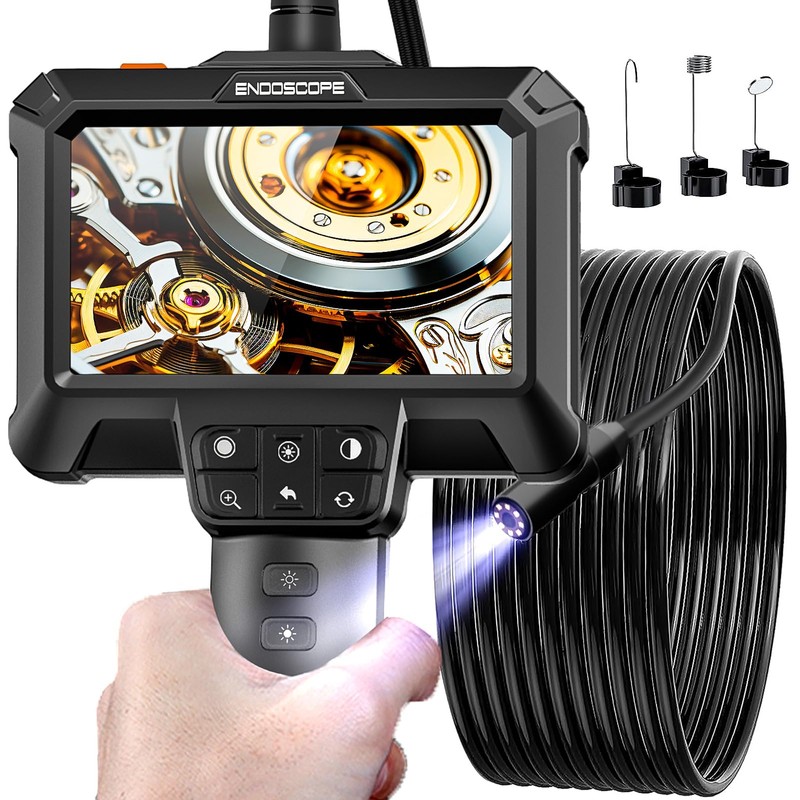 WINWEND Endoscope Camera with Light - IP67 Waterproof Borescope Camera