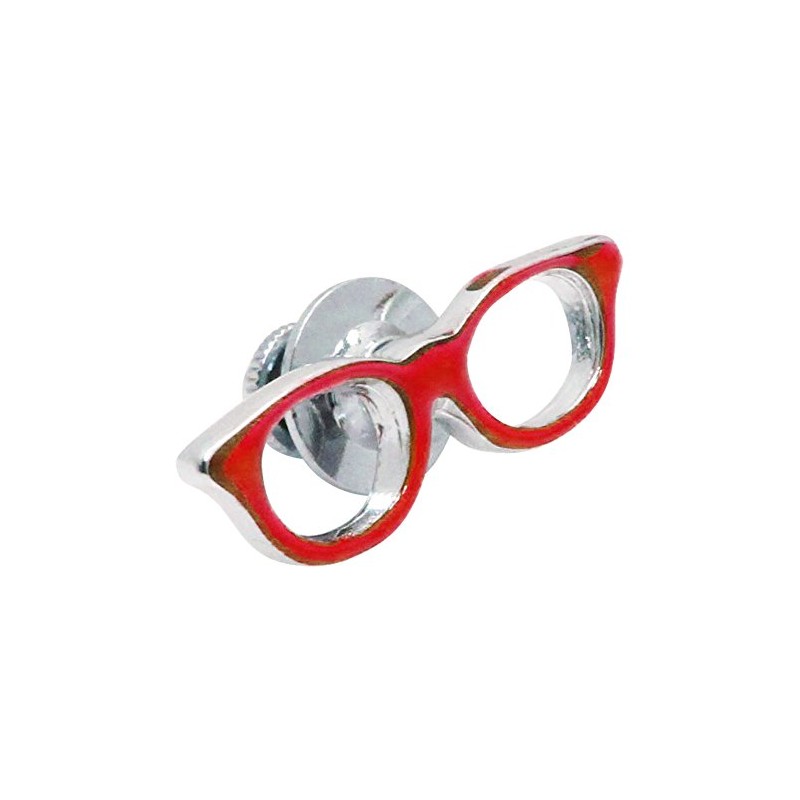 Heedless Red Glasses Swank Award Pin P0192