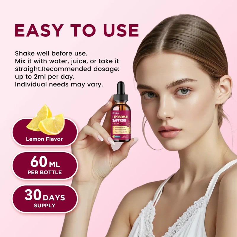 Hovika Gotas Líquidas Liposomales Azafrán 88.5mg 2 Oz