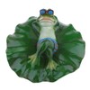 petsola Frog and Leaf Floating Swimming Frog Pond Decoration Mini