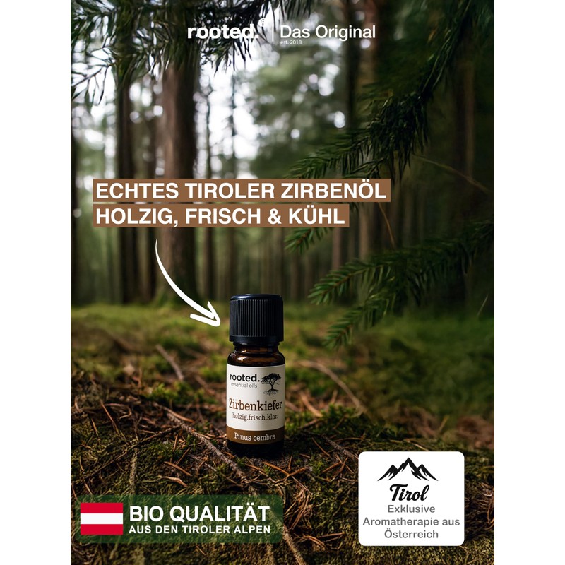 rooted.® Organic pine oil 10 ml