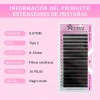 Blister Extensiones De Pestañas U-shaped Shape Mink Yy Lash