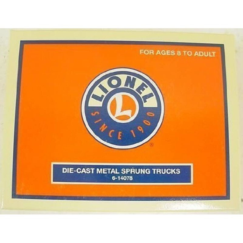 Lionel O Gauge Die Cast Metal Sprung Trucks 2-Pack Model