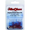 Mirrolure HOOKKIT-TR Red, Replacement Hook Kit, Silver