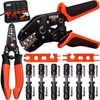 PEBA Crimping Tool Kit, Solar Crimper for AWG 16-10 Solar