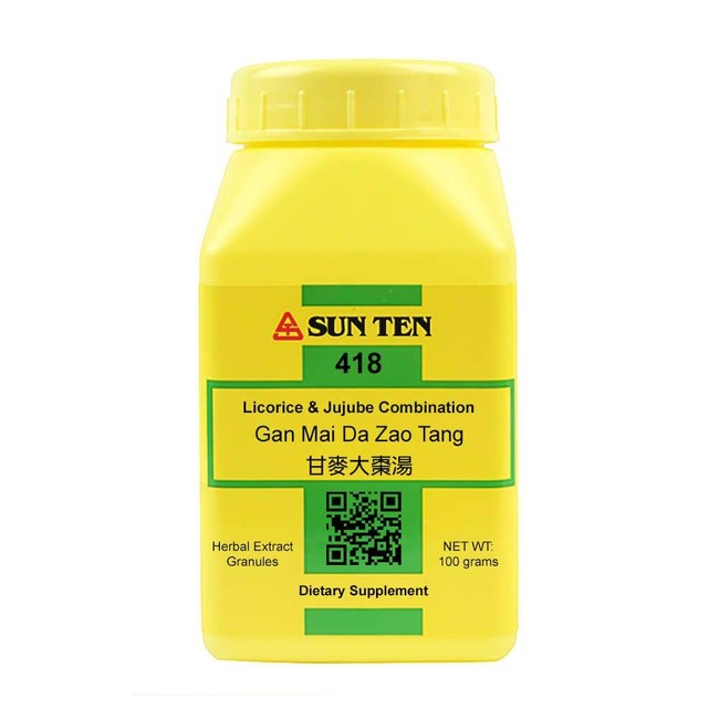 Sun Ten - Licorice & Jujube Combination Granules/Gan Mai Da Zao Tang/甘麥大棗湯