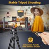 Zeadio Smartphone Video Rig, Wireless Grip Stabilizer with RGB Video