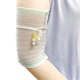 PICC Line Cover Sleeve - Arm Nursing PICC Shield Catheter Protector for Child Age 5-10, Elastic Net, Ultra-Soft, Breathable, Comfortable(L)