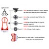 Bicycle Computer Handlebar Mount Speedometer Lighting Torch Sports Camera Compatible