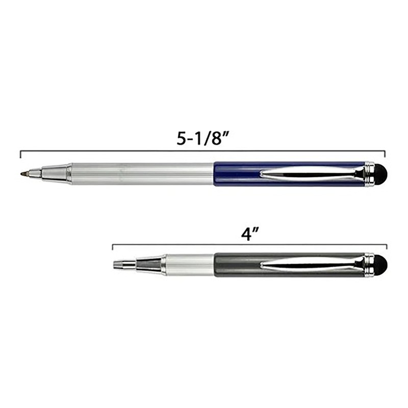 Zebra Pen StylusPen Telescopic Ballpoint Pen, Medium Point, 1.0mm, Black