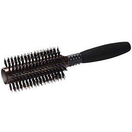 genuine haircare - Care Styler L - for 16 - 24 cm long hair - round brush with boar bristles + pins for straightening and smooth blow drying
