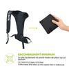 WANTALIS RaqBack Schneeschuhhalter für Erwachsene, Unisex, Schwarz, Universal