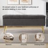 ASHOMELI 45.6 Inches Storage Ottoman Bench, End of The Bed