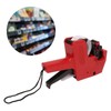 Price Label Gun Small Tag Sticker Maker Machine Red with