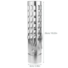 Parliky Metal Chimney Cap Rainproof Cover for Garden Chimney Vent Easy Install Roof Vent Cover