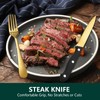 KOOMADE Silverware Sets with Steak Knife - 24 PC Stainless