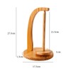 ZMShenMa Wooden Rotatable Spool Holder, High-Performance Magnetic Hand Woven Yarn