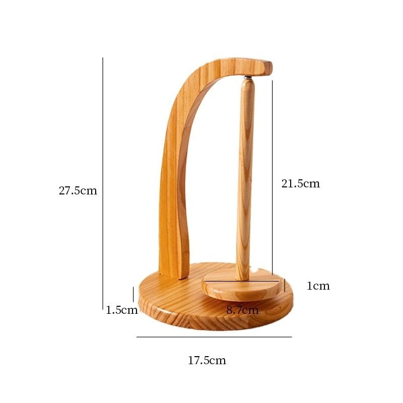 ZMShenMa Wooden Rotatable Spool Holder, High-Performance Magnetic Hand Woven Yarn