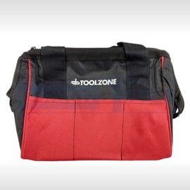 Dunnet Tools 12" Inch Nylon Tool Bag Diy Storage Heavy Duty Zip-up Holdall Toolbag Tools Storage Professional Diy Tool Backpack Organisers Work Bag Tool Box