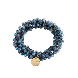 AMOR SPES Crystal Pearl Hair Tie Rope Hair Band for Women Elastic Tie Hair Scrunchies Hair Accessories Headbands (L)