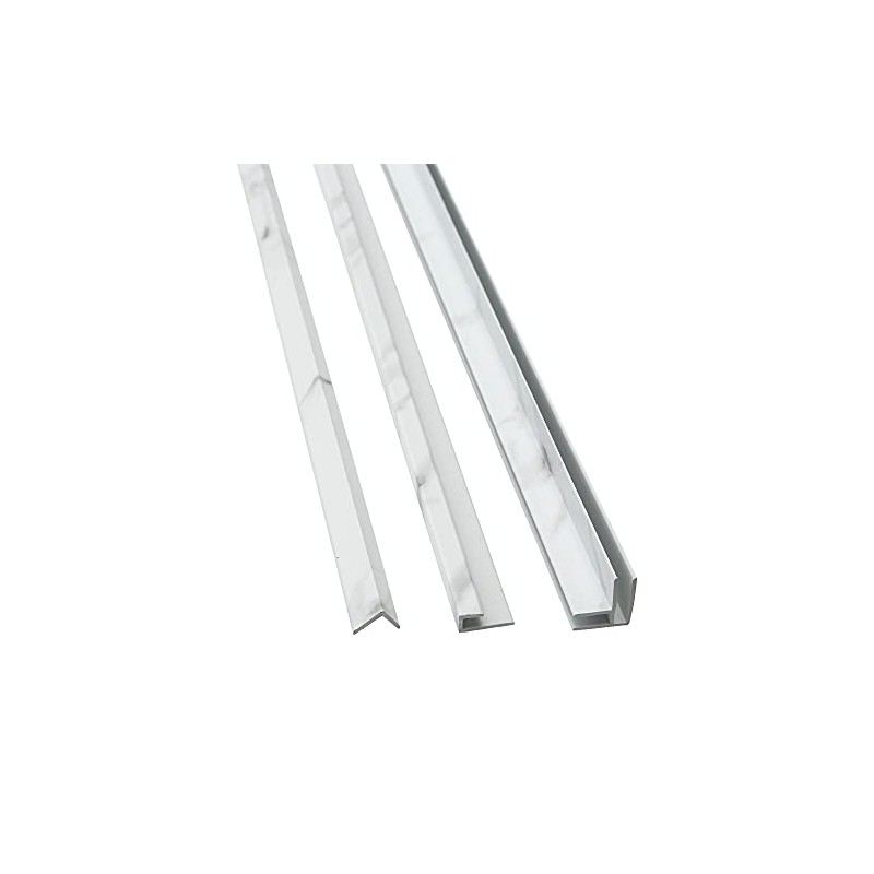 Palisade 94 in. Vinyl Trim Kit in Carrara Marble
