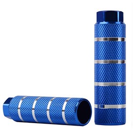 MALL Star Bike Pegs 2Pcs Aluminum Alloy Anti-Skid Lead Foot Bicycle Pegs 3/8 inch Axles