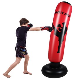 Kids Punching Bag,Boxing Bag for Kids,Free Standing Boxing Bag for Immediate Bounce Back Heavy Punching Bag for Practicing Karate,De-Stress Boxing Bag for Boy/Girl. (170cm)