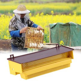 Detachable Yellow Plastic Pollen Trap, Ventilated Pollen Tray Beekeeping Tool, Beekeeping Accessories for Apiculture