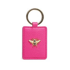 Alice Wheeler Bee Keyring Vegan Leather (Hot Pink)