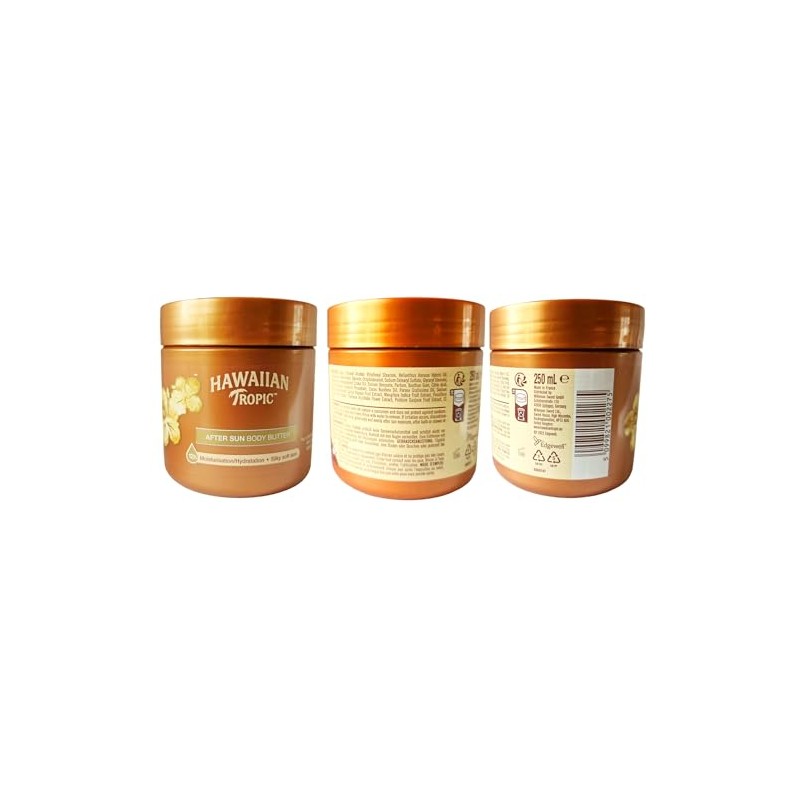 Hawaiian Tropic After Sun Body Butter, 250ml | 12hr Moisturisation,