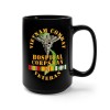 MIP Black Mug 15oz - Vietnam Combat Veteran Hospital Corpsman