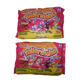 Vero Mexican Tamarindo Candy Rellerindos - 65 Count 2 PACK