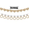 Ring Heart Banner Bachelorette Party Decorations Bridal Shower Engagement