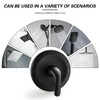 LIWEIKE Matte Black Shower Handle Valve Single Function Shower Valve