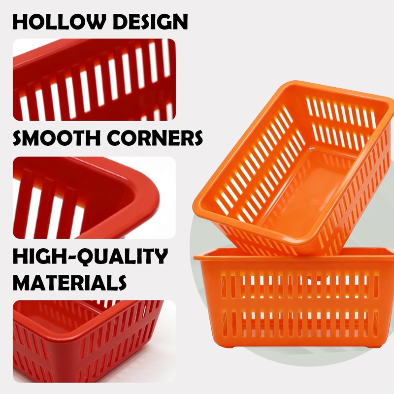 Odowalker Mini Storage Baskets Bins Colorful Pencil Containers