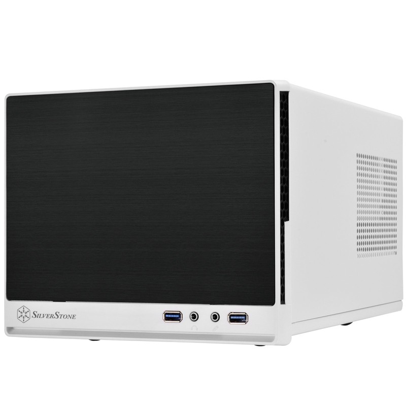 SilverStone Technology Ultra Compact Mini-ITX Computer Case with Solid Front