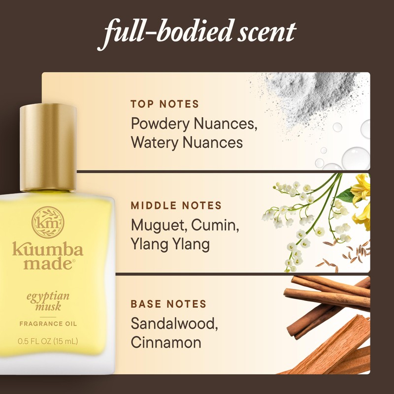 Kuumba Made Egyptian Musk Fragrance Oil 0.5 fl oz (15ml)