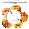 Strainer Spoon Long Wooden Handle 304 Stainless Steel Anti Scald