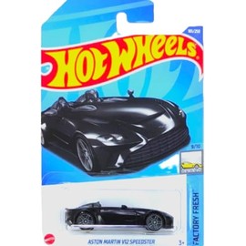 Hot Wheels - Aston Martin V12 Speedster - Black - Factory Fresh 9/10 - 183/250 - Mint/NrMint Ships Bubble Wrapped in a Box