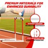 DRKSBESTO Adjustable Track and Field Hurdles Height Sports Training Hurdle